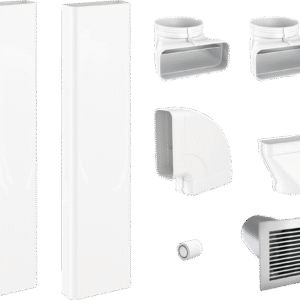 Conjunto de tubos planos para saída de ar para KMDA 7272/7473/7676/7876